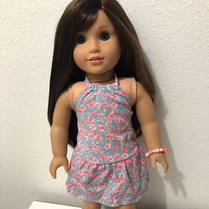 AUTHENTIC American Girl Flamingo Beach Dress